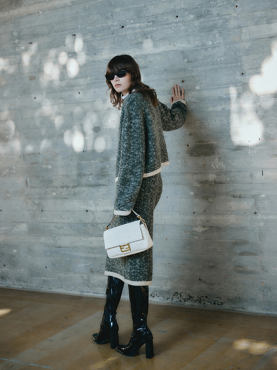 Snowflake Dot Skirt Set